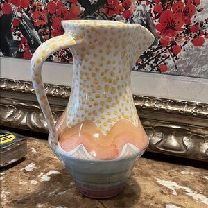 Mackenzie Childs VTG Ceramic Pitcher
